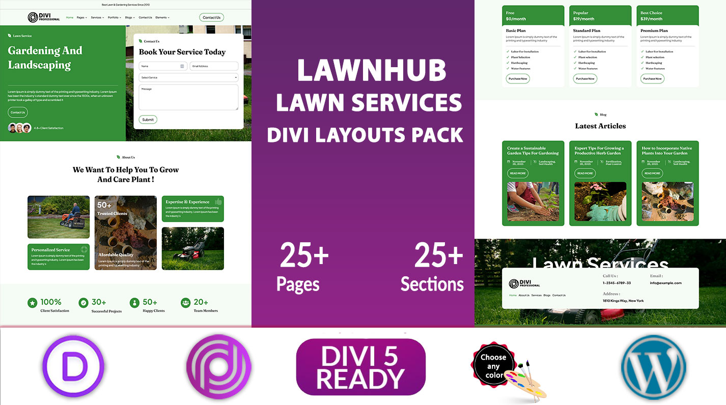 LawnHub-Divi-Lawn-Services-Layouts-Pack